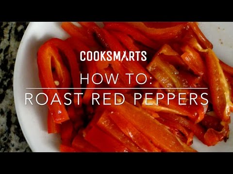 How to roast red peppers | by @cooksmarts