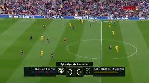 Barcelona 1 X 0 Atlético Madrid