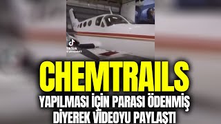 CHEMTRAILS yapacağını iddia ettiği uçakları yerdeyken paylaştı "ÖDEMELERİ YAPILMIŞ" #Chemtrails