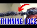 Thinning Dreadlocks | What to Look for & How to Fix Thinning Semi Free Form Dreads (Atreyu Locs)