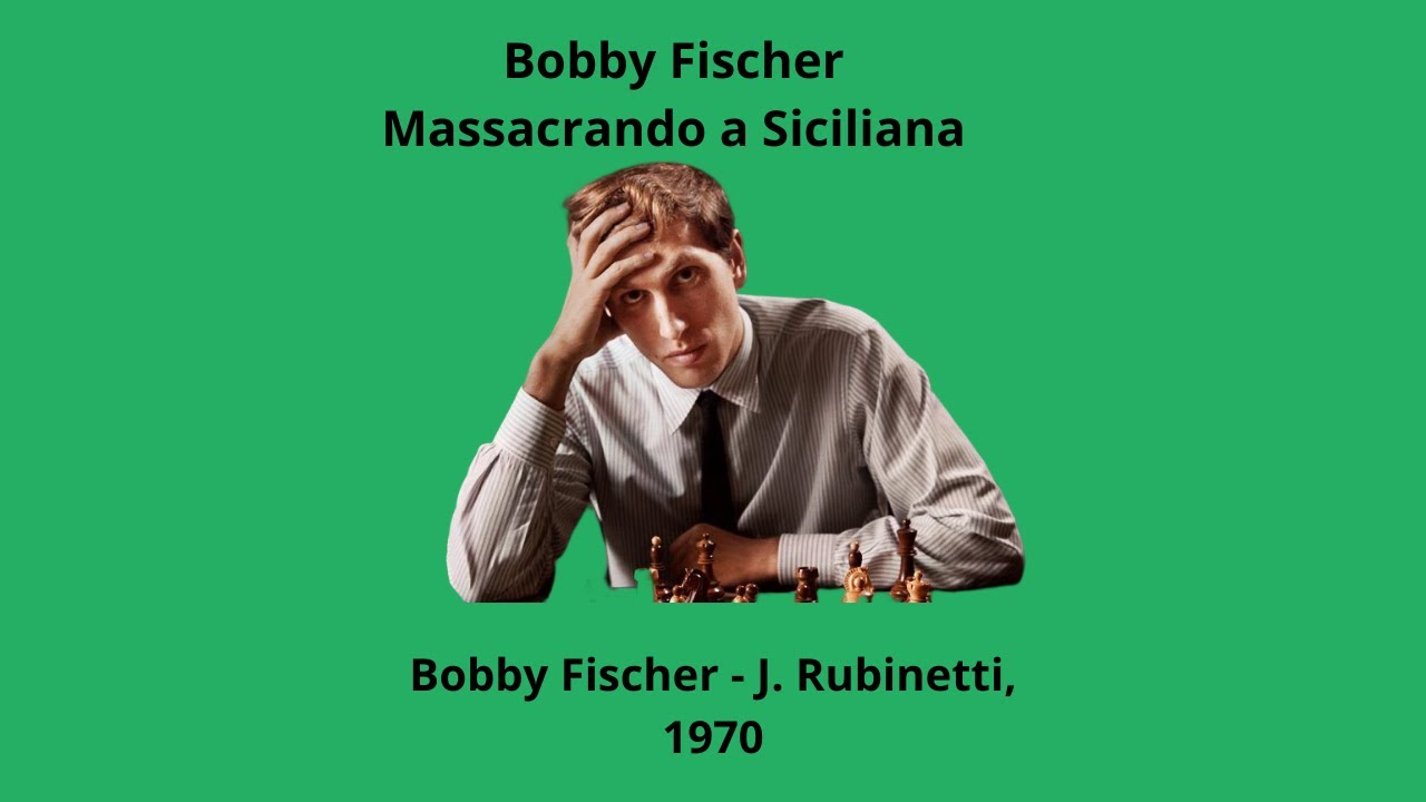 Fischer jogou com a estrutura maroczy contra a siciliana do