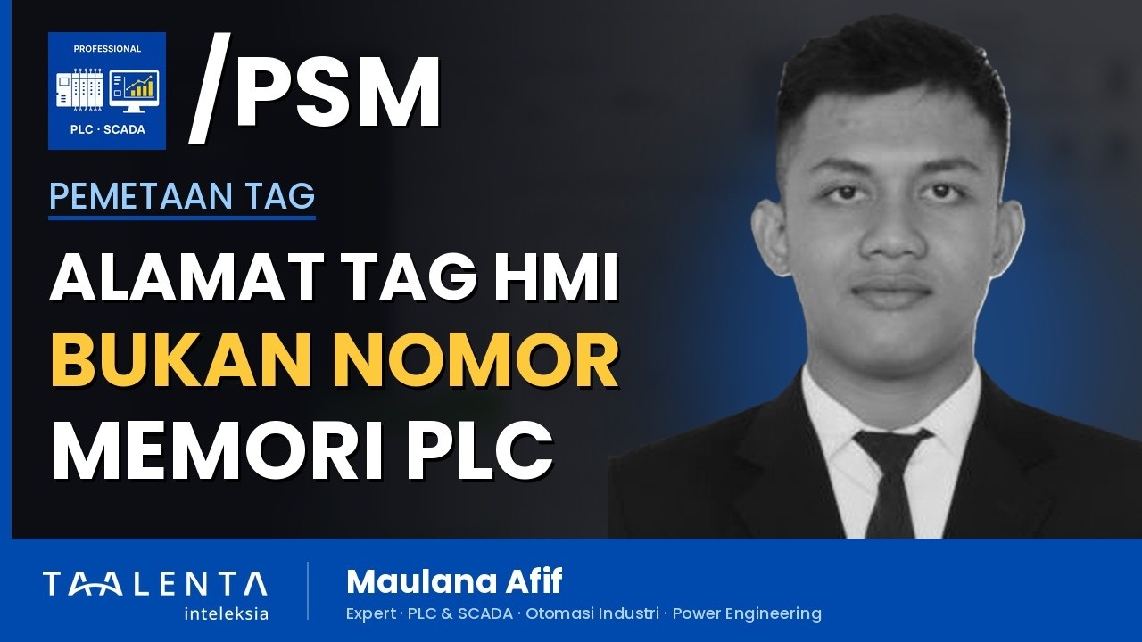 Alamat Tag di HMI Bukan Nomor Memori PLC, Ini Cara Menghitungnya