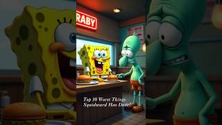 Top 10 Worst Things Squidward Has Done #squidward #squidwardspongebob #scary #spongebob #cartoon