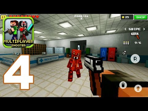 Pixel Gun 3D OLD - Gameplay Walkthrough Part 4 - Hospital Mission (Android Games)