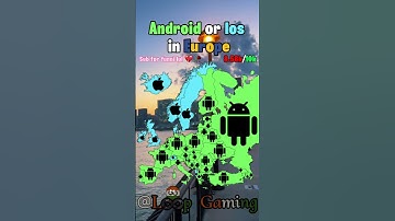 Android Or Ios in Europe?   #geography #history #mapping #mapper #map #android #ios #apple #samsung