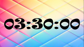 3 Hour 30 Minute | 210 Minute Timer | 210 Minute Countdown with Music