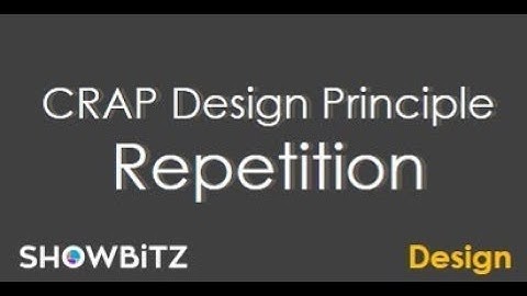 CRAP Design Principle - Repetition
