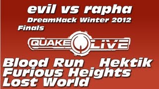evil vs rapha - DreamHack Winter 2012 FINAL (Quake Live Shoutcast)