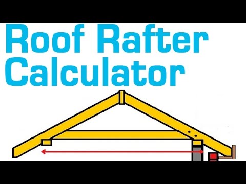 ROOF RAFTER CALCULATOR - Estimate Rafter Length, Cost and 