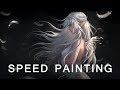 1 hour Speed painting -  Angel