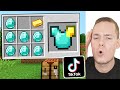 Ich TEST VIRALE TIK TOK HACKS in Minecraft! 💎