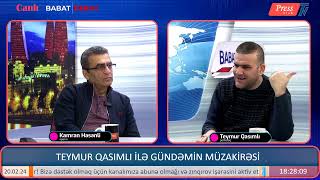 Teymur Qasımlı Pressklub Tv qonaqı olub (20.02.2024).