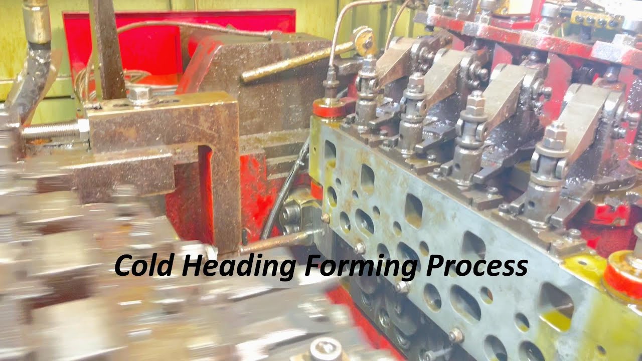 Cold Heading Froming Production Process | Screw Factory - YouTube