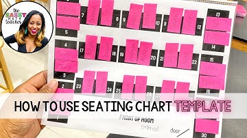 How to Use Editable Seating Chart Templates for Classroom
