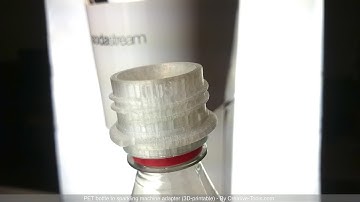 PET Bottle To Sparkling Machine Adapter (3D-printed)
