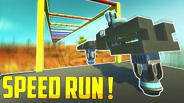 MONKEY BAR SPEED RUN! REDEMPTION!! - Scrap Mechanic Challenge Gameplay