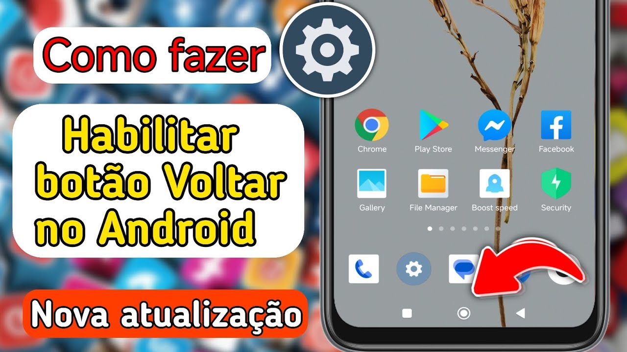 Como habilitar o botão Voltar no telefone (Android) Corrigir botões de ...