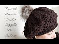 Tutorial uncinetto CAPPELLO   TEMU   PURO CASHMIRE  BOINA  ,  GORRO ,  TOUQUE 