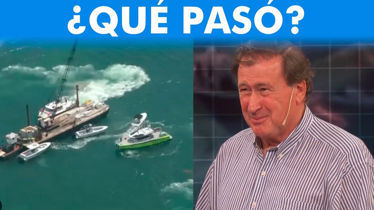 ¿Por qué se produjo el choque del velero de la nieta de Cris Morena con la barcaza?
