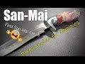I made my first San Mai knife and  it turned awesome!