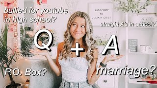 Q+A: ANSWERING YOUR QUESTIONS! what do i edit videos with? how did I make my website? + MORE!!