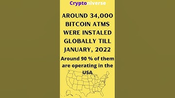 How many bitcoin ATMs are there in the world?
