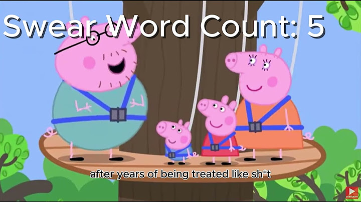 Peppa Pig AI Deleted Episode (Censored & Swear Word Counter)