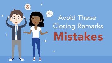 5 Mistakes to Avoid During Closing Remarks for a Speech | Brian Tracy