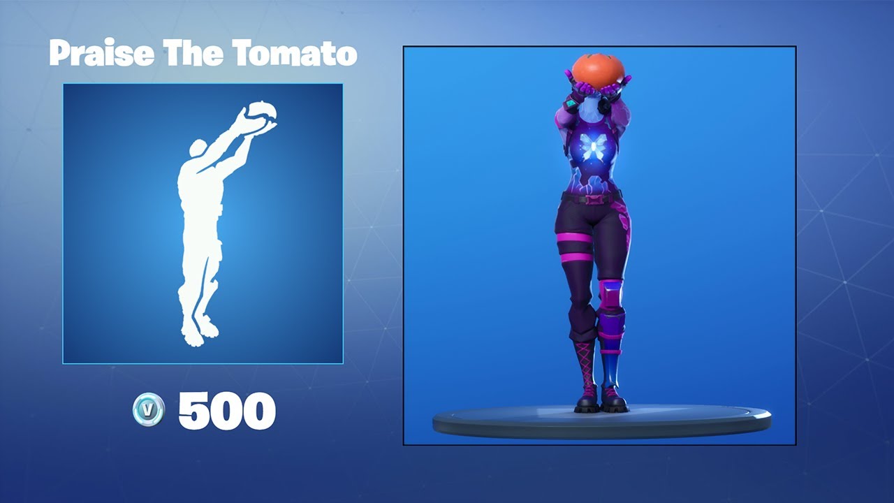 Praise The Tomato Emote Fortnite Wiki
