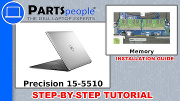Dell Precision 15-5510 (P56F001) RAM Memory How-To Video Tutorial
