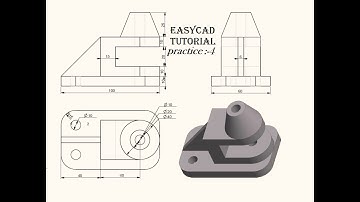 Creo Parametric 3 0 Basic Part Modeling Tutorial Practice 4 Tutorial For Beginners