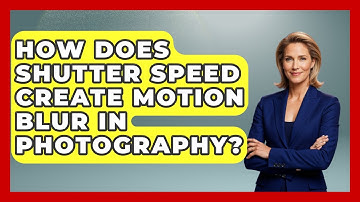 How Does Shutter Speed Create Motion Blur In Photography? - Image Review Studio