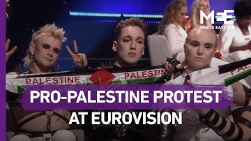 Pro-Palestine Protest at Eurovision