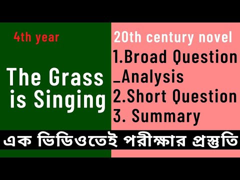 The Grass Is Singing Summary And Question Analysis