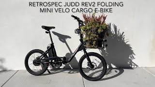Mini Velo Folding Electric Cargo Bike