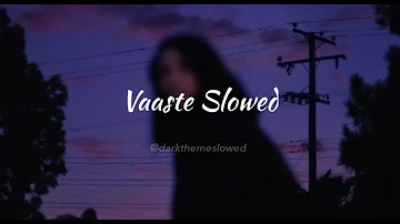 Vaaste Song (Slowed+Reverb)