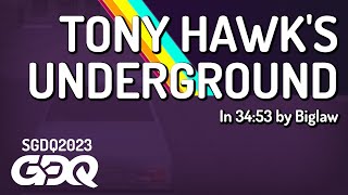 Tony Hawk's Underground by Biglaw in 34:53 - Summer Games Done Quick 2023