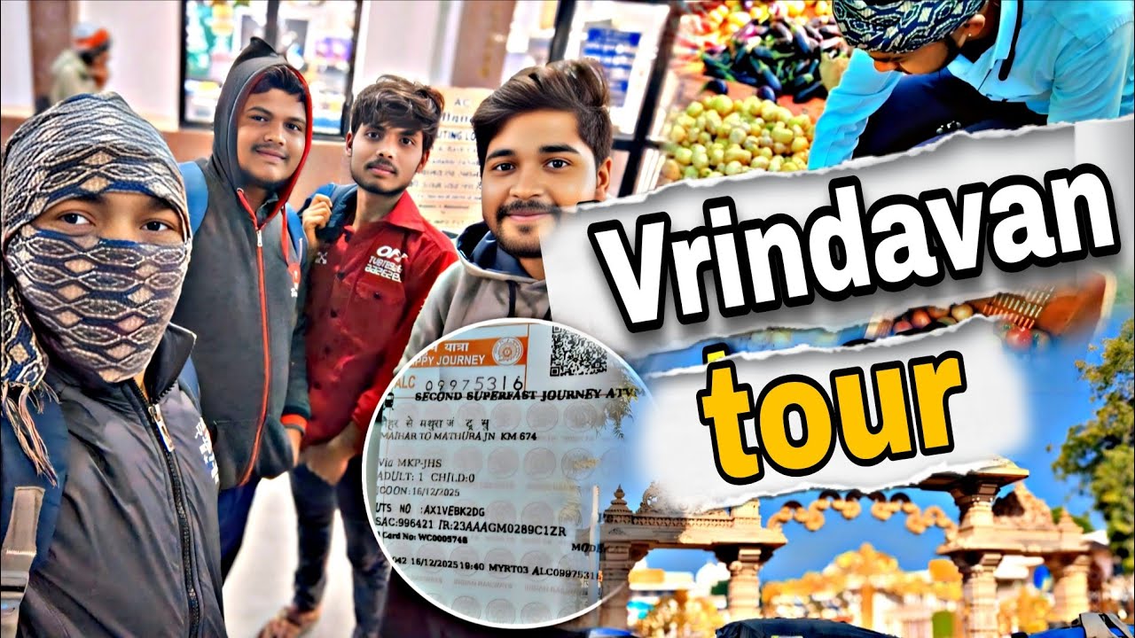 Vrindavan planning 👏! radha radha!#vlog 