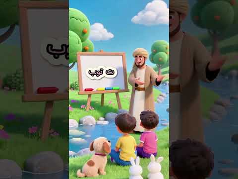 بطريقة جديدة تعليم الحروف للأطفال 