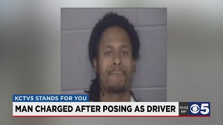 Man accused of posing as a rideshare driver and assaulting a woman is charged