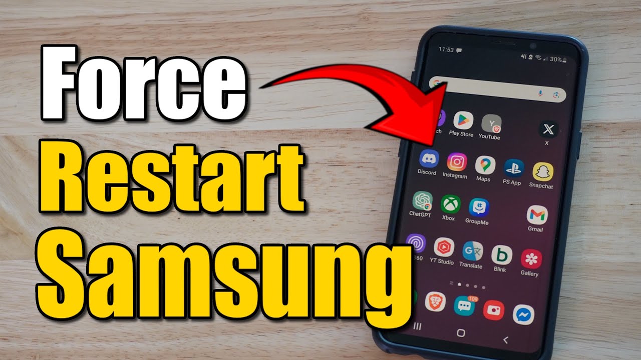How to Force Restart Samsung Galaxy Phone if Frozen or Stuck (100%