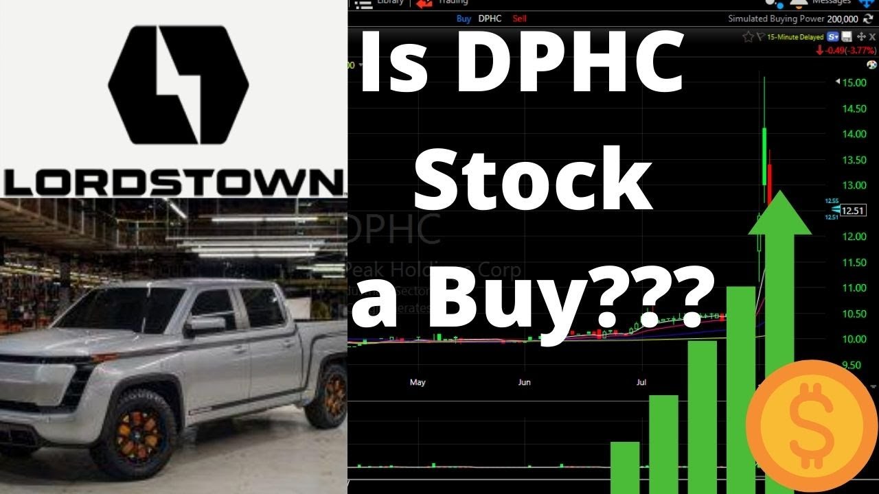 Is DPHC Stock A Buy? SPAQ Lordstown Motors WKHS LCA Trade Update YouTube