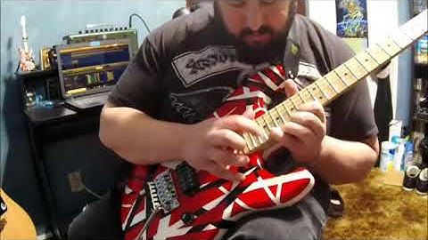 Jamming along to a George Lynch Style Backing Track