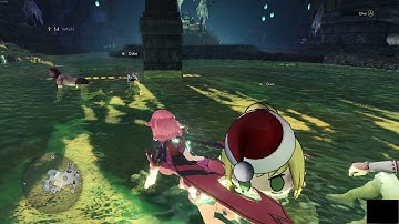 Xenoblade Hot Spring Scene