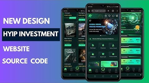 How To Make a Movie Hyip Investment Website Using Source Code || New Hyip Website Free Script 