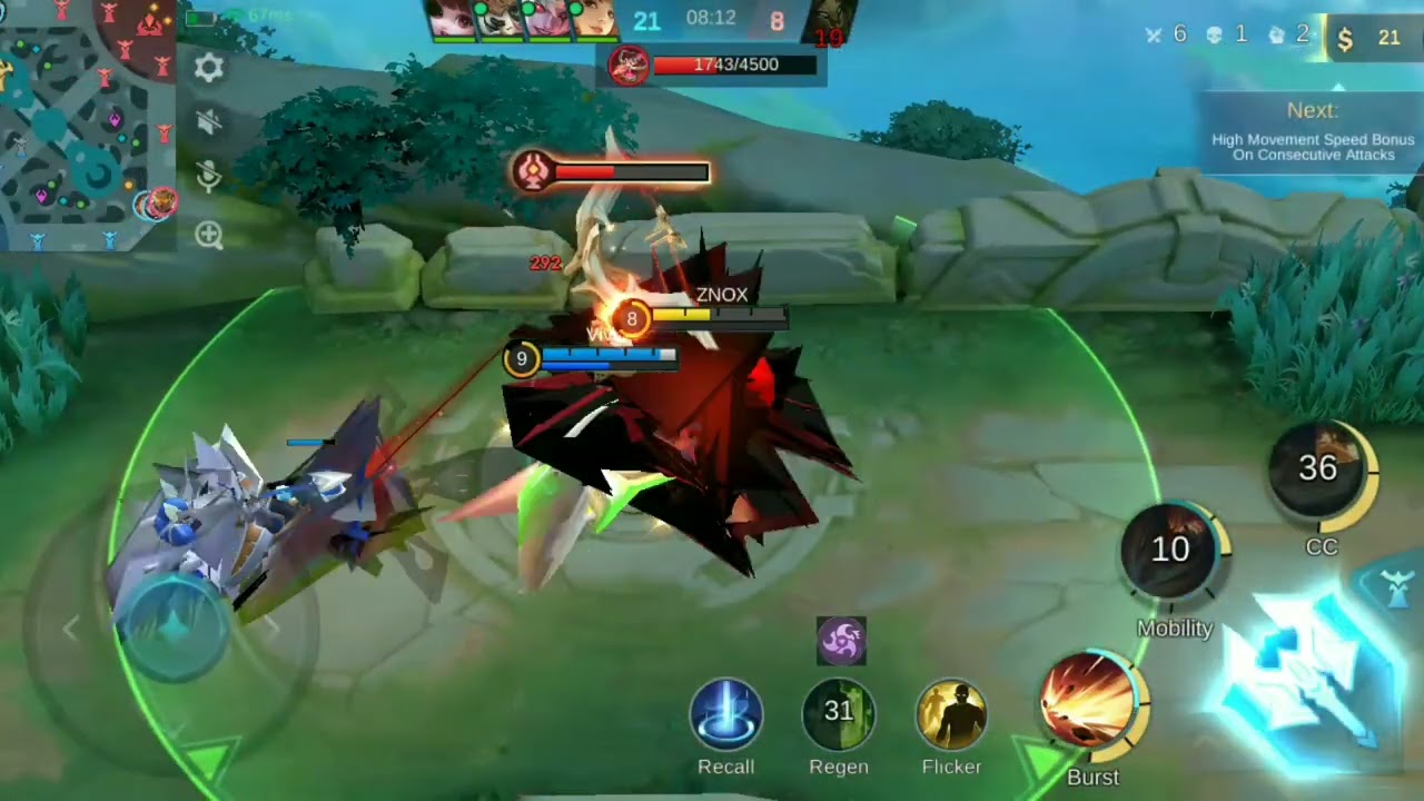 SOLO YIN BEST FRIGHT IN MOBA LEGENDS BANG DON'T STOP WATCH AND ENJOY 