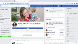 Start A Facebook Fundraiser For Walk To End Alzheimers