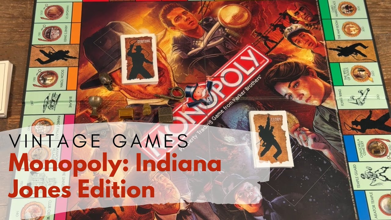Vintage Finds - Indiana Jones Monopoly Collector's Edition - YouTube