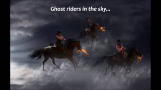 Video thumbnail of "The Outlaws - Ghost Riders In The Sky (Lyrics)."
