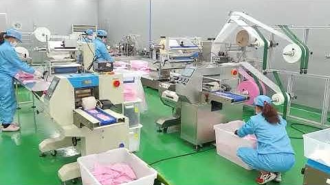 Mask packing machine for KN95 KF94 disposable masks in Korea